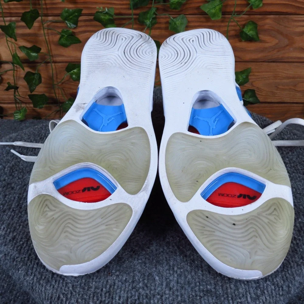 Jordan Tatum 1 St. Louis Mens Basketball Shoes Size 10 Athletic White Blue Red